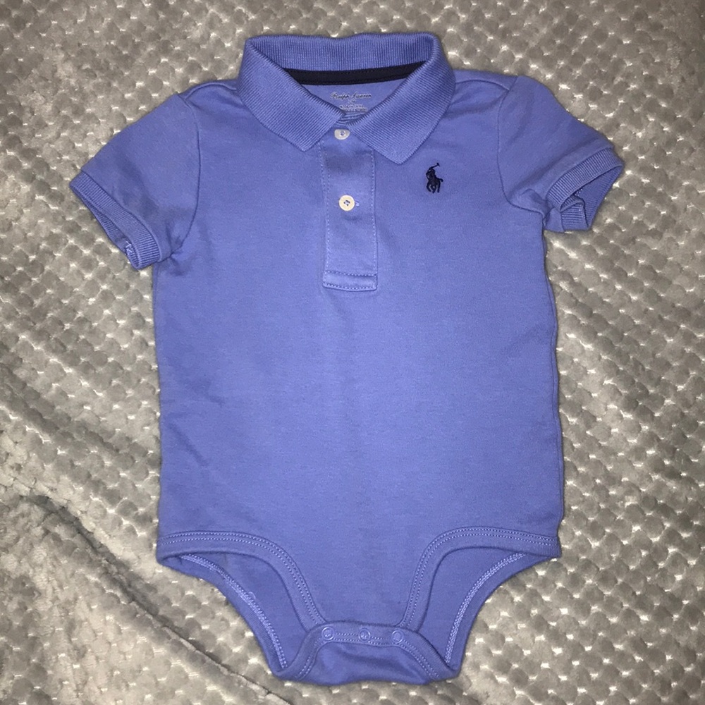 Ralph Lauren - Polo Onesie - Size 12 Months - Blue